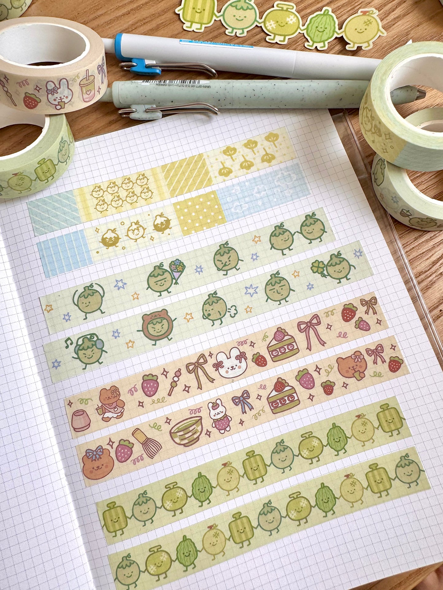 melons unite! washi tape
