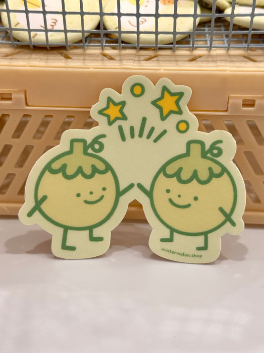 Wintermelon buddies sticker