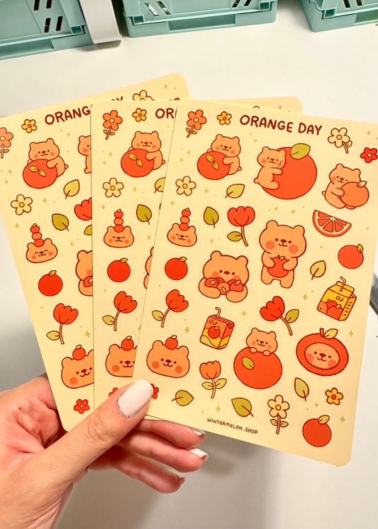 Orange Day (Sticker Sheet)