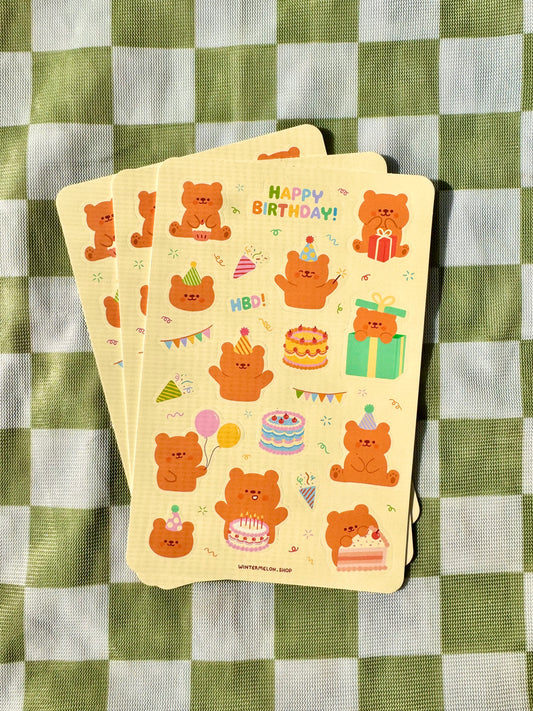 It's Yo Birthday! (Sticker Sheet)