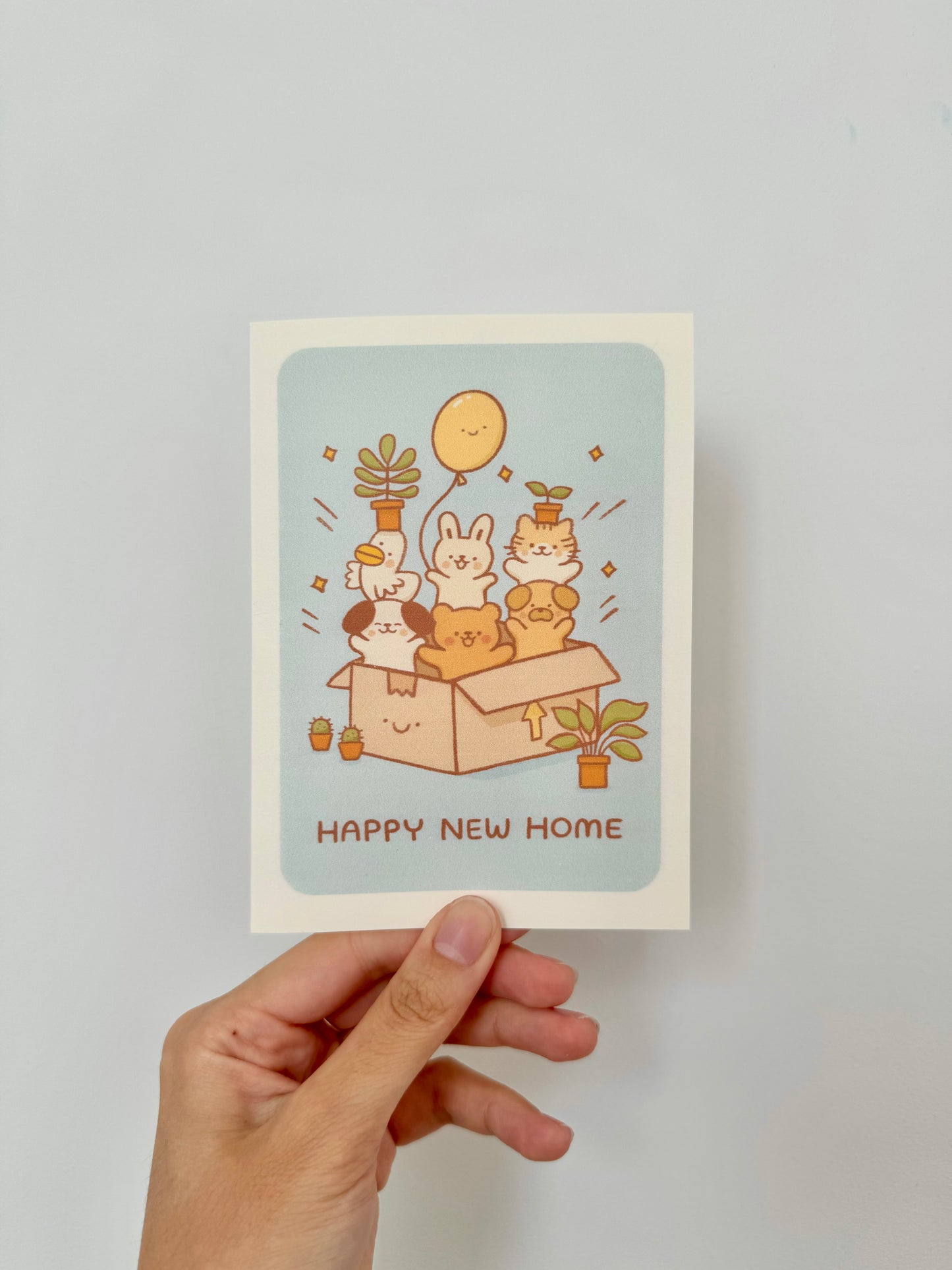 Happy new home card