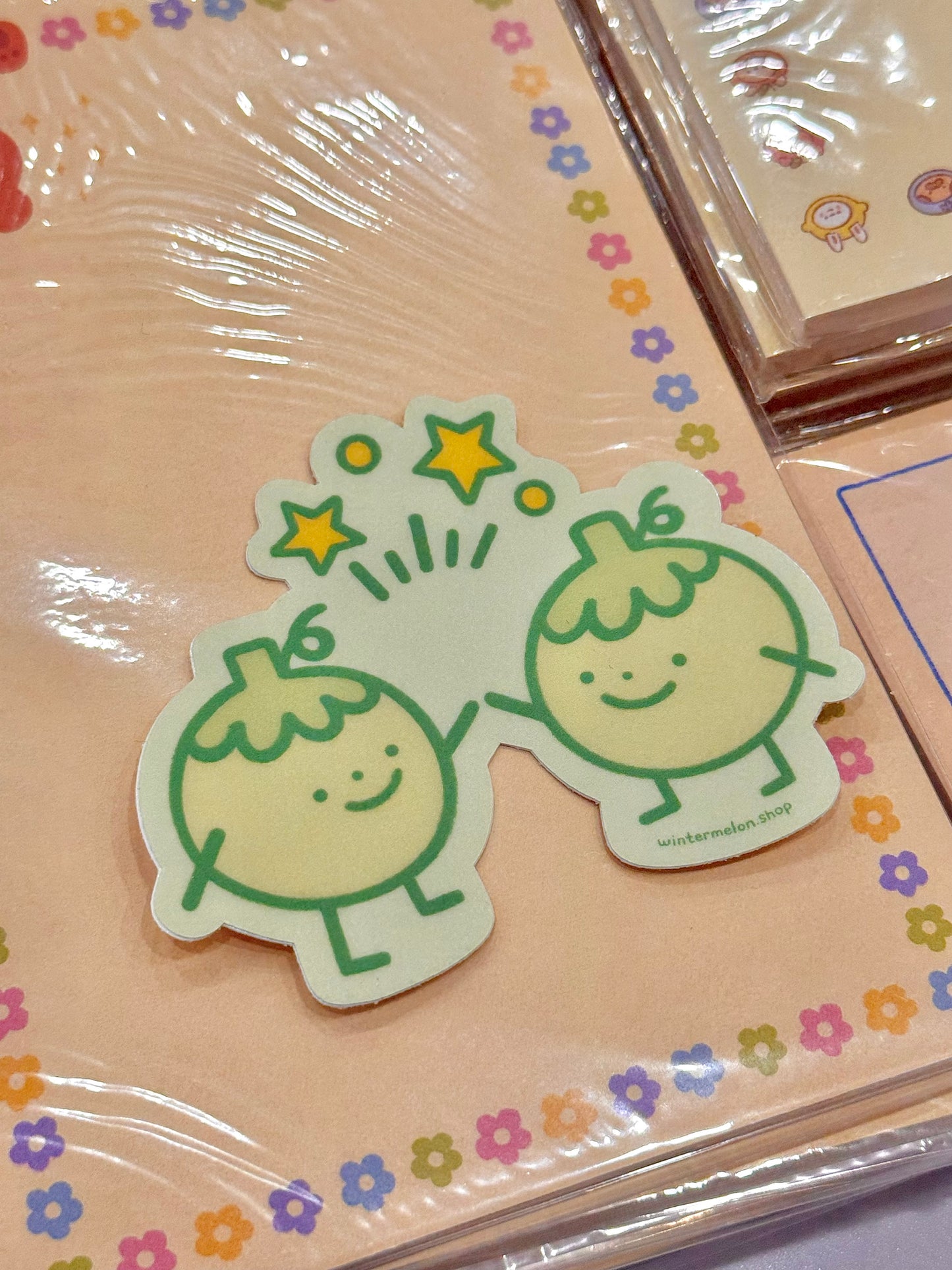 Wintermelon buddies sticker
