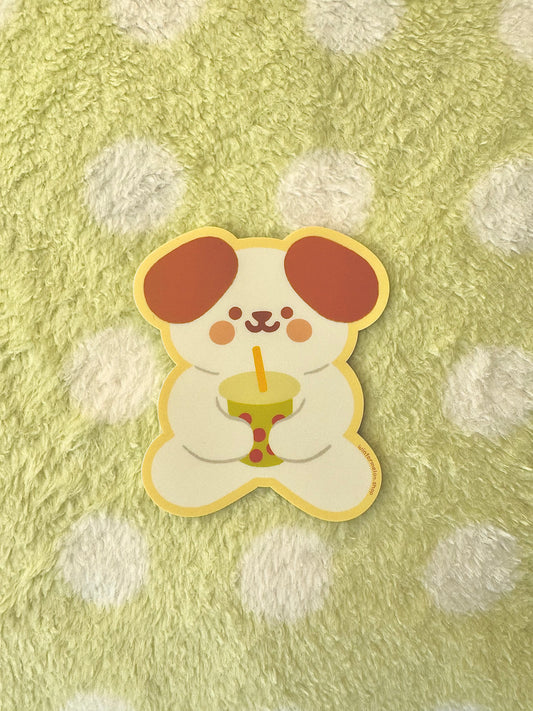Boba dog sticker