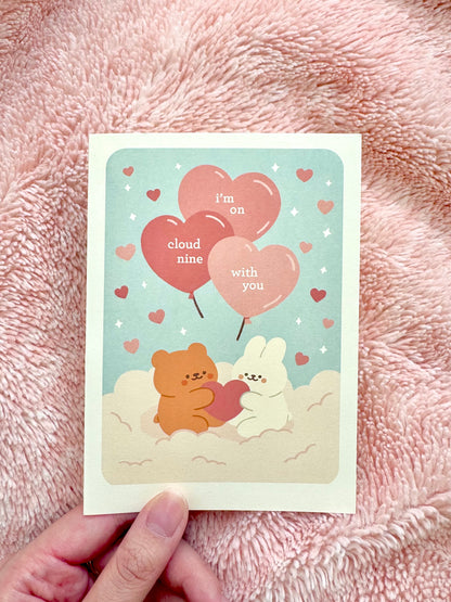 Cloud nine with you card