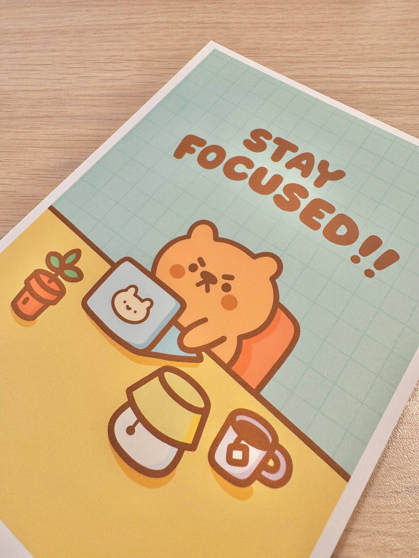 Stay focused (art print)