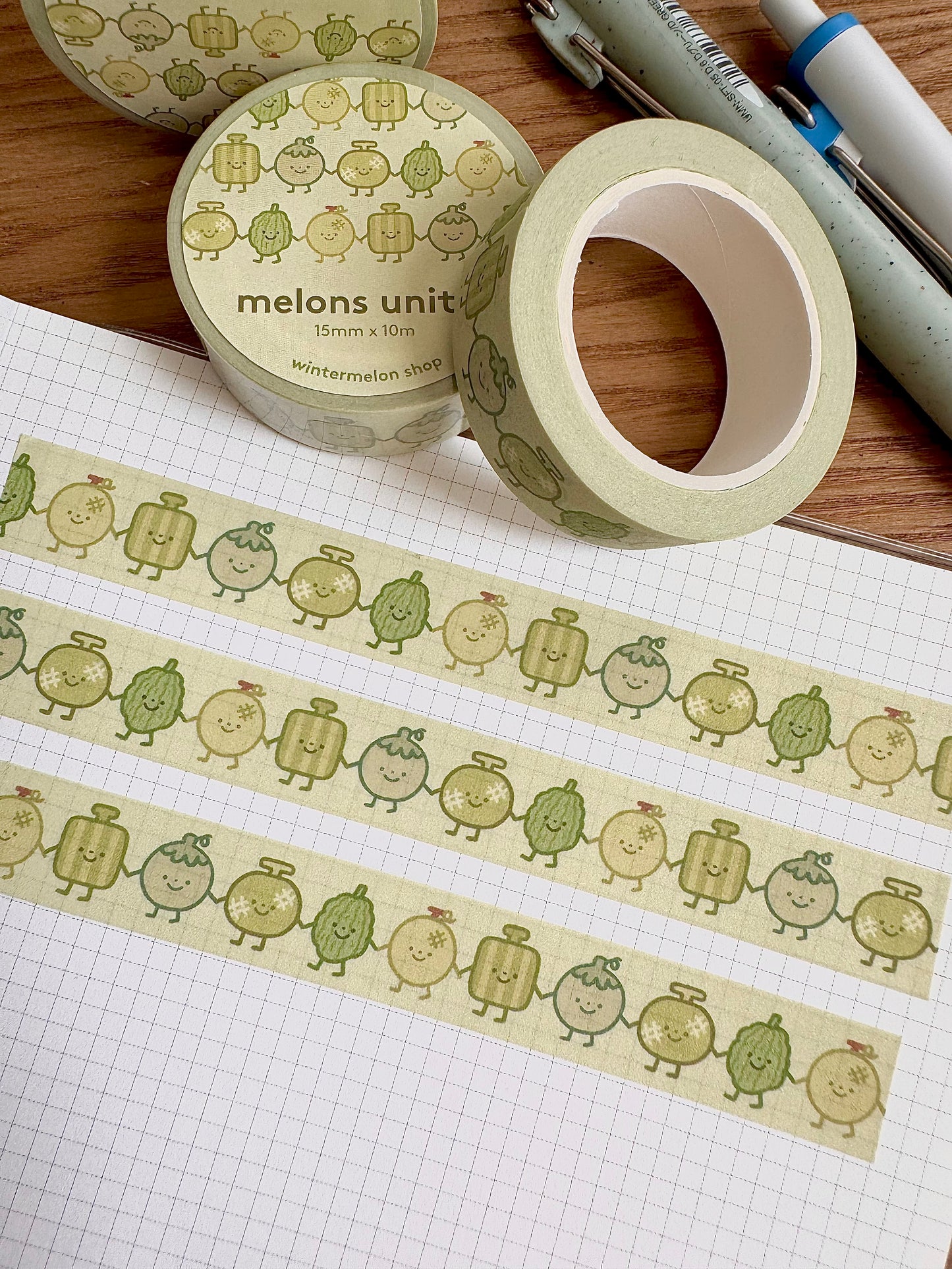 melons unite! washi tape