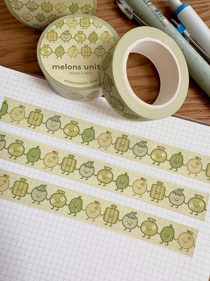 melons unite! washi tape