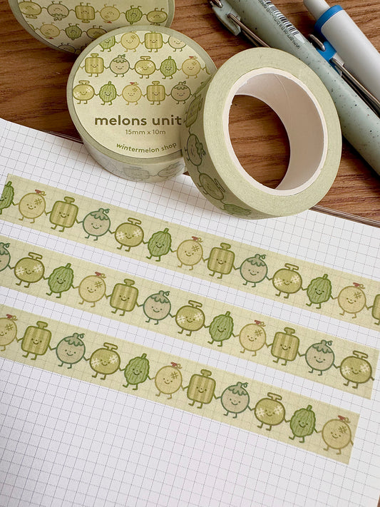melons unite! washi tape