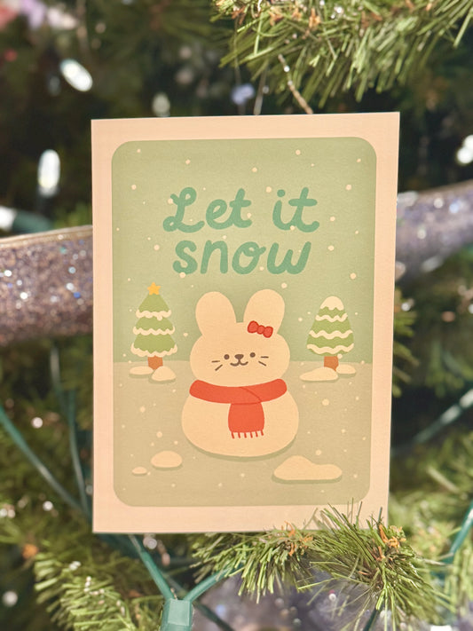 Let It Snow Christmas Card