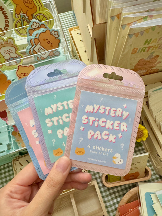 Mystery pack (4 stickers)