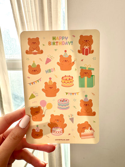 It's Yo Birthday! (Sticker Sheet)