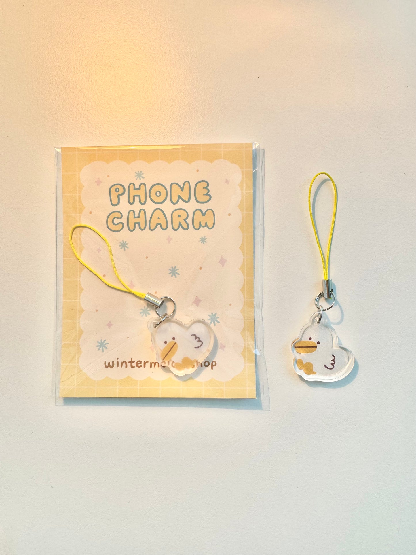 Duck phone charm