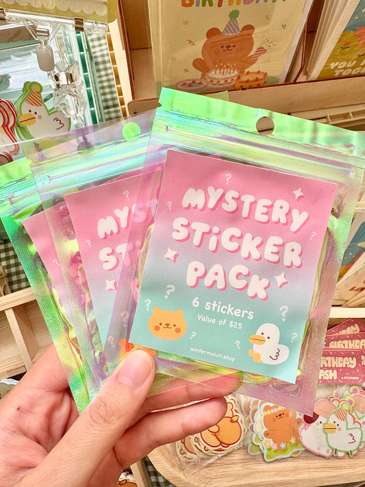 Mystery Pack (6 Stickers)