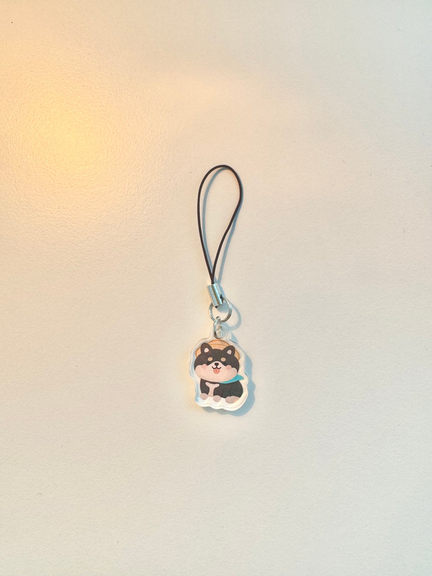 Melon Shiba phone charm