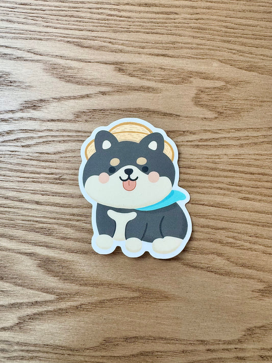 Melon Shiba Sticker