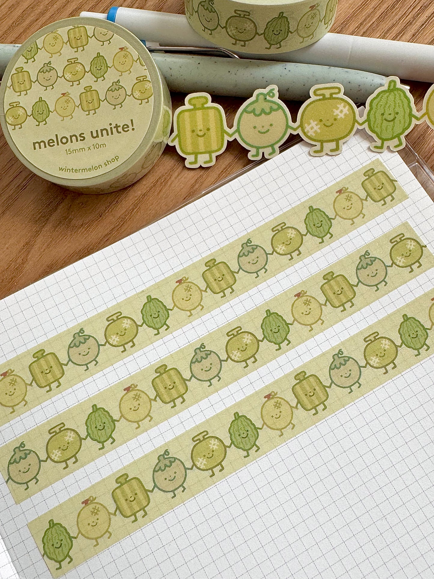 melons unite! washi tape