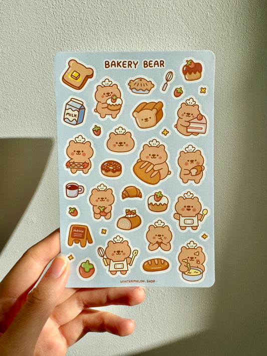 Bakery bear (Sticker sheet)