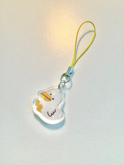 Duck phone charm