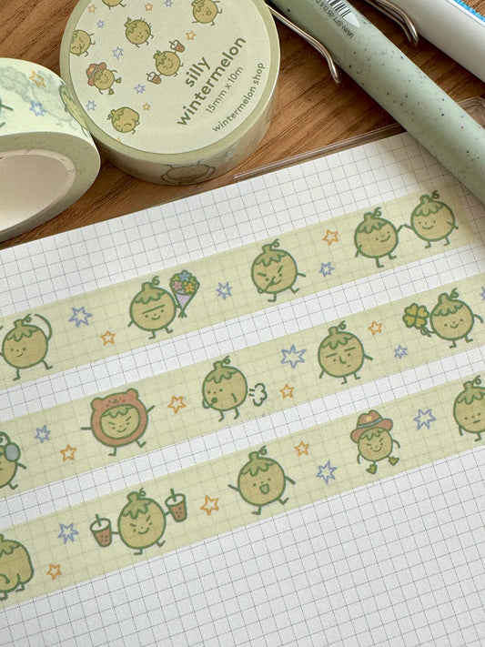 Silly wintermelon washi tape