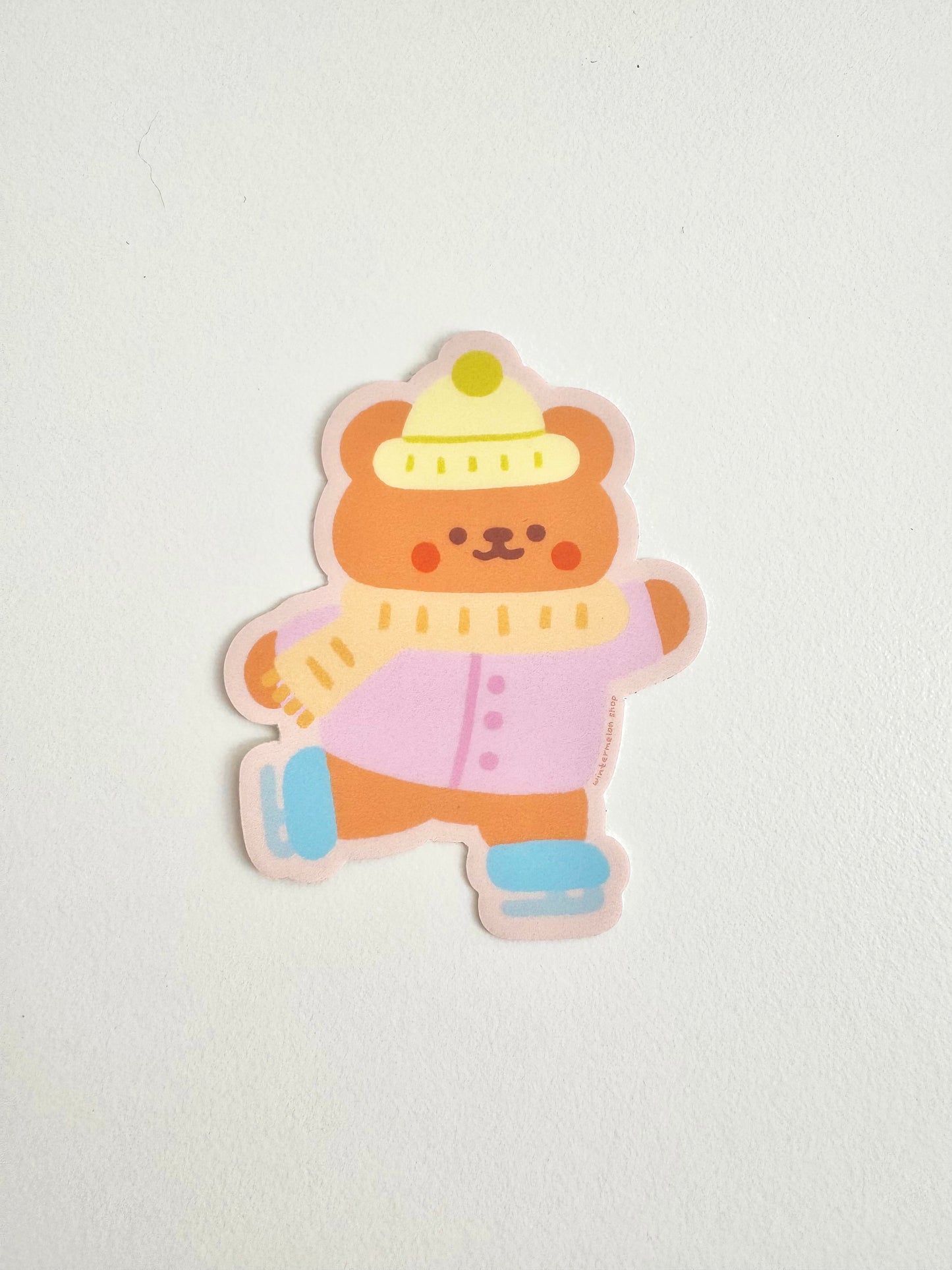 Skating bear