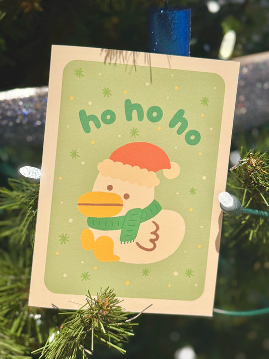 Ho Ho Ho Christmas Card