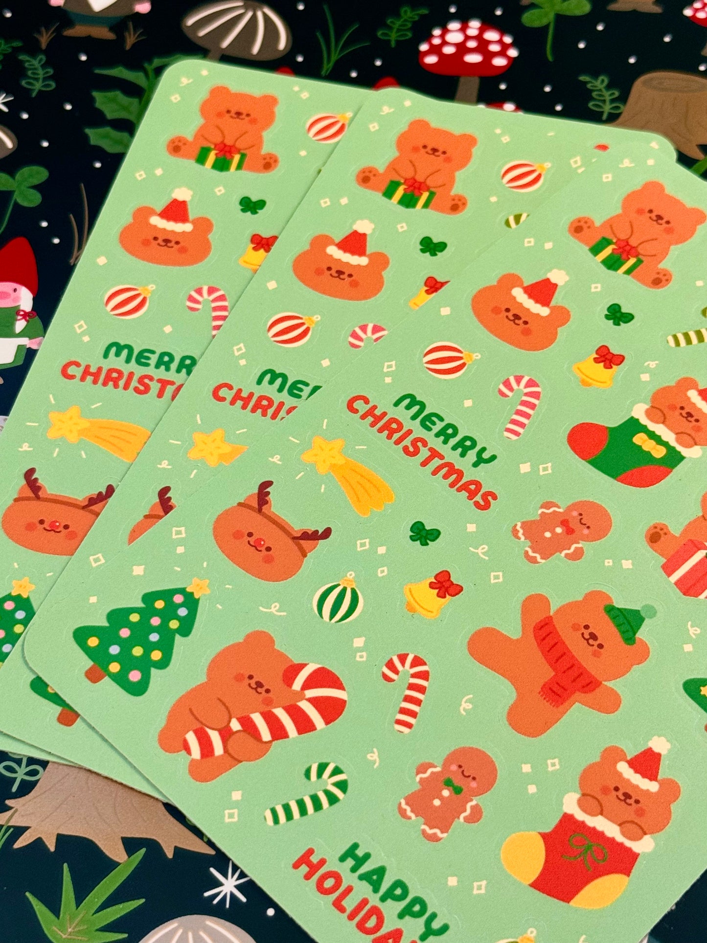 Happy holidays sticker sheet 🎄🎁