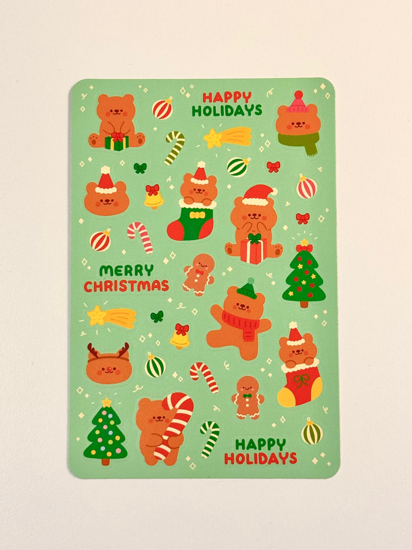 Happy holidays sticker sheet 🎄🎁